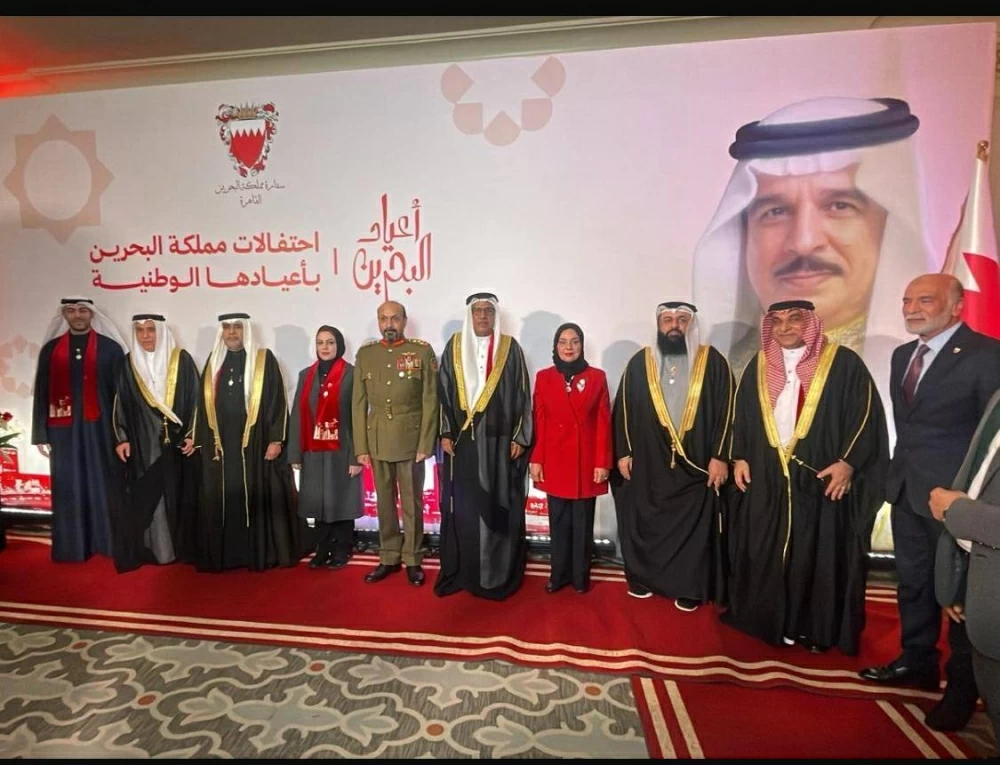 وفد الشعبة البرلمانية يشارك في احتفالية سفارة مملكة البحرين لدى جمهورية مصر بمناسبة الأعياد الوطنية 