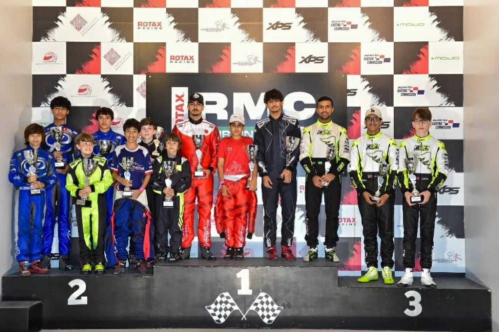 انطلاق الجولتين الثالثة والرابعة من تحدي البحرين روتاكس ماكس للكارتنج