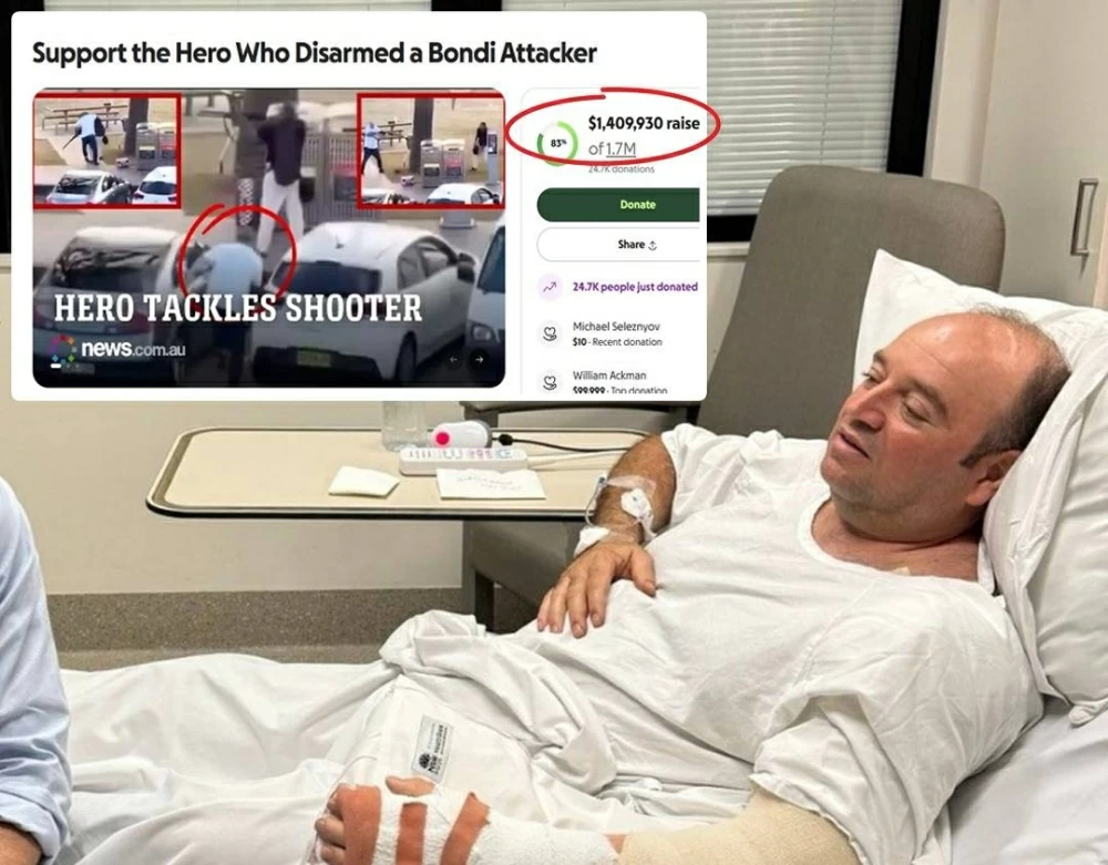 بعد تصديه ببسالة لأحد منفذي هجوم بأستراليا.. 1.4 مليون دولار تبرعات للبطل المسلم أحمد الأحمد