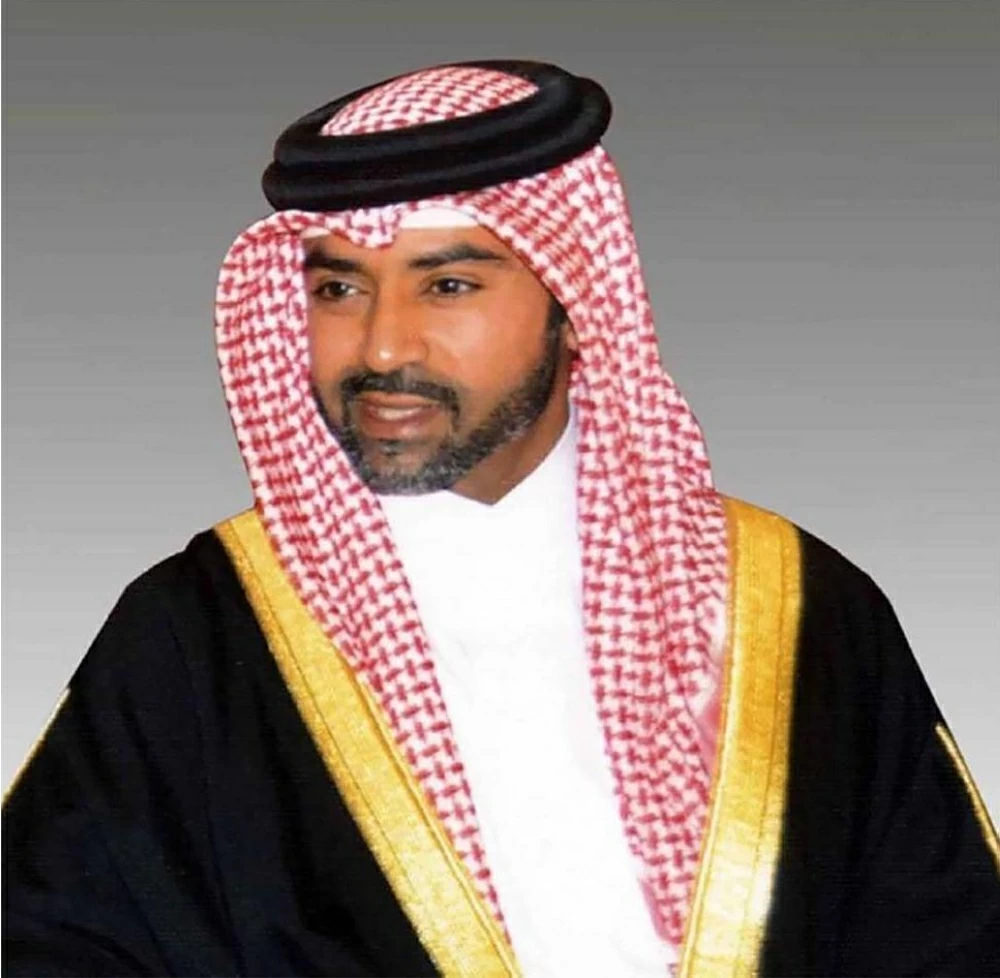 ولي العهد رئيس مجلس الوزراء يتلقى برقية تهنئة من  فيصل بن راشد بمناسبة احتفال مملكة البحرين بأعيادها الوطنية