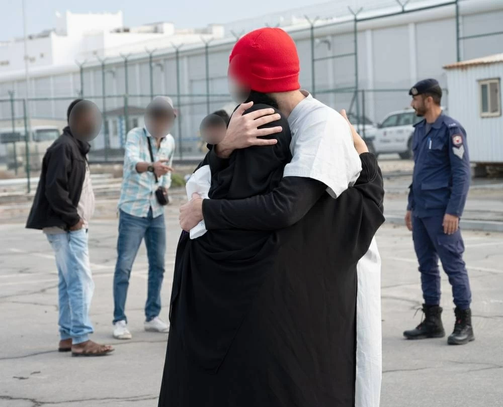 النزلاء المعفو عنهم وأهاليهم: شكراً جلالة الملك المعظم