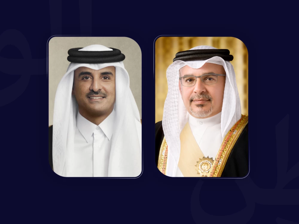 ولي العهد رئيس الوزراء يهنئ أمير دولة قطر باليوم الوطني 