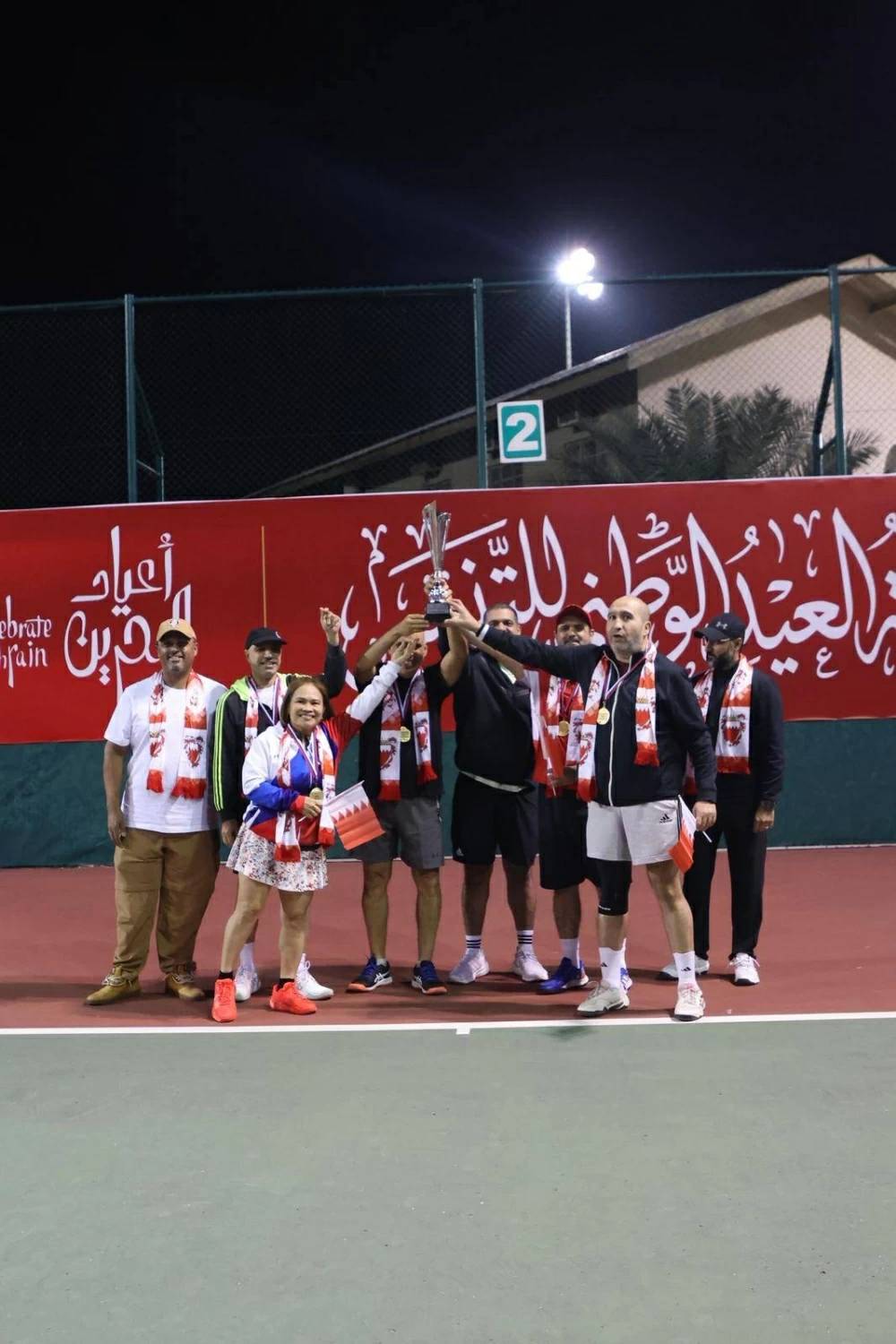 نادي البحرين للتنس يحتفي بالعيد الوطني ببطولة خاصة