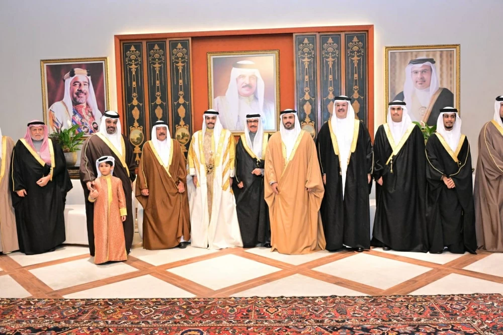 الشيخ سلمان بن أحمد آل خليفة يحتفل بزواج نجله الشيخ أحمد⁩⁩