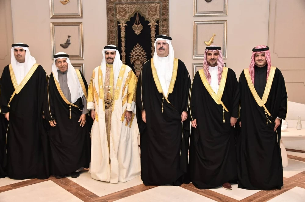 الشيخ سلمان بن أحمد آل خليفة يحتفل بزواج نجله الشيخ أحمد⁩⁩