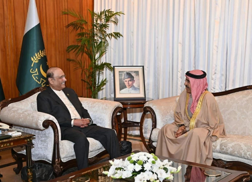 الرئيس زرداري : علاقات البحرين والباكستان أخوية تستند لقيم دينية وثقافية ومصالح متبادلة