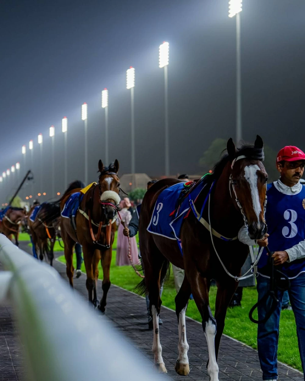 خالد بن حمد وأنجاله يتوجون الفائزين بسباق مهرجان العيد الوطني بنادي راشد