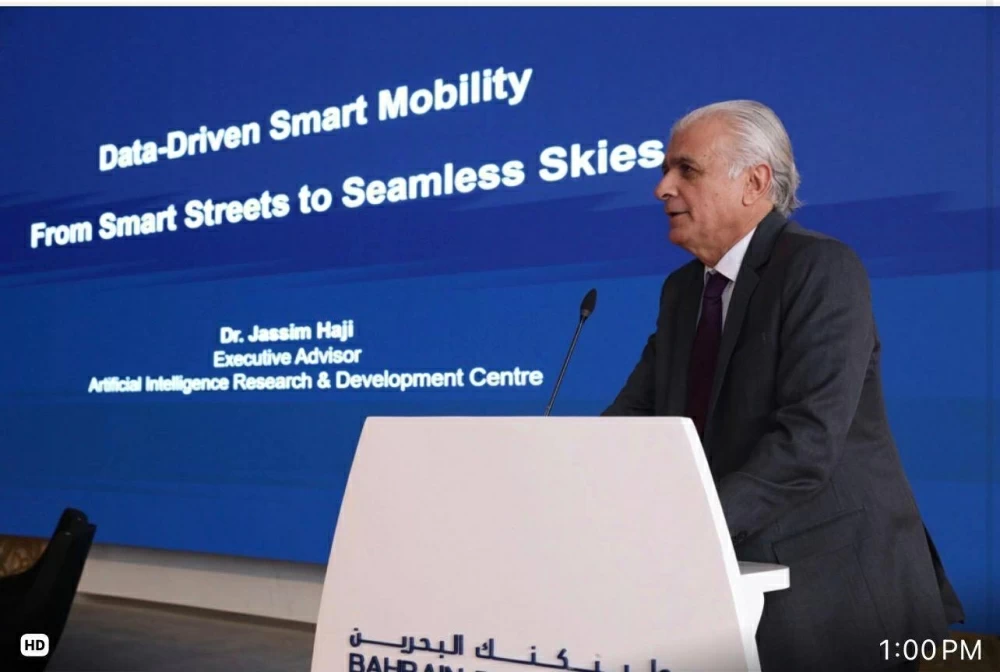 جاسم حاجي: توظيف الذكاء الاصطناعي في تطوير أنظمة النقل والصحة 