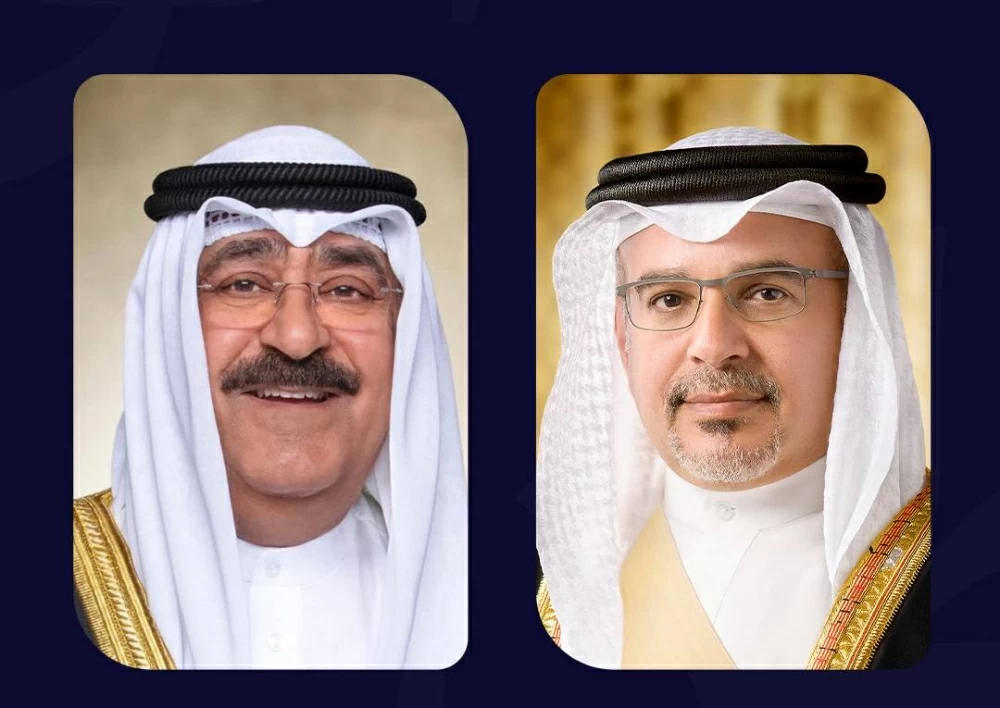 ولي العهد رئيس مجلس الوزراء يهنئ أمير دولة الكويت بذكرى توليه مقاليد الحكم 