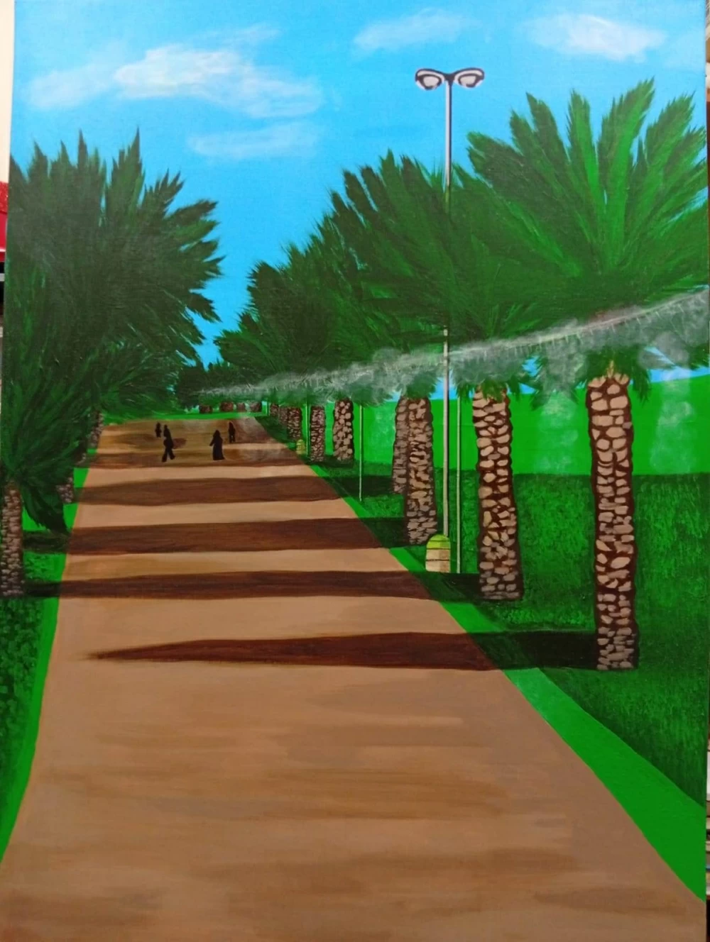 بثينة شاهين تشارك بعمل فني يجسد مشروع المرش المائي بـ«الفجيرة للفنون» 