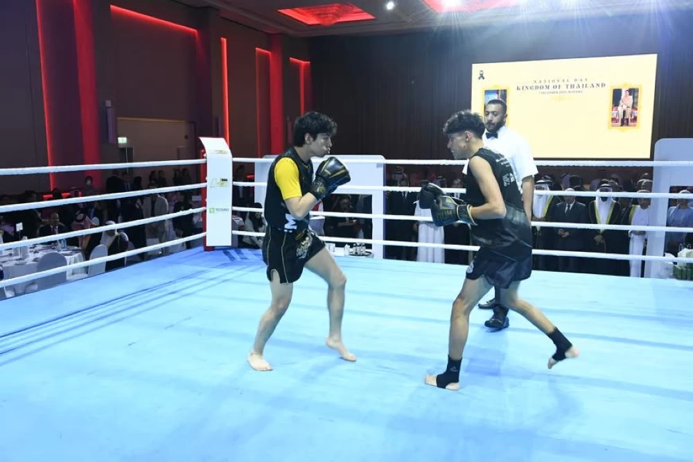 الاتحاد البحريني للمواي تاي والكيك بوكسينغ يشارك في احتفالات اليوم الوطني لتايلند 