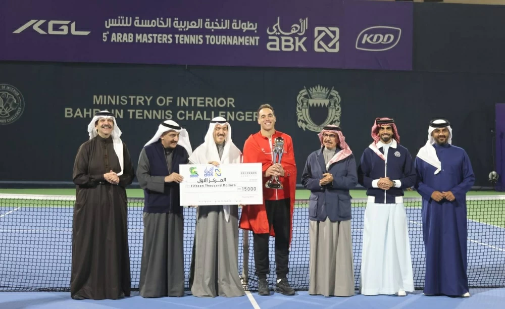 التونسي عزيز الواقع يتوج بلقب &laquo;النخبة العربية الخامسة للتنس&raquo;