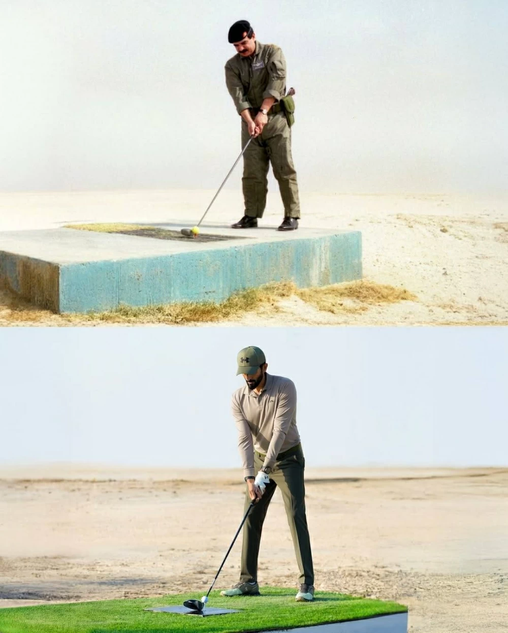 ناصر بن حمد ينشر صورة للملك ويكتب: علّمني كيف أقف وكيف أنتظر وكيف أحمل نفسي المسؤولية 