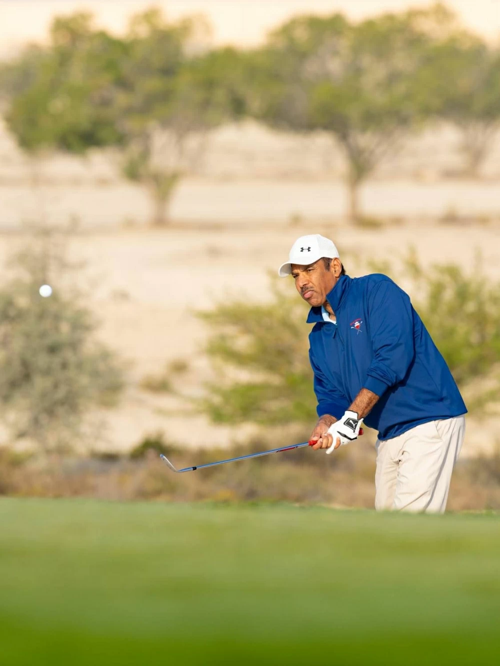 ناصر بن حمد يحرز المركز الأول في بطولة سلاح الجو الملكي للجولف