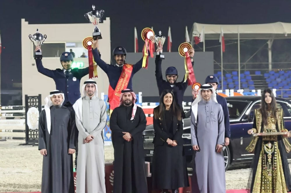 فريق &laquo;الداخلية&raquo; لقفز الحواجز يفوز بالمركز الأول في مسابقة بطولة العيد الوطني