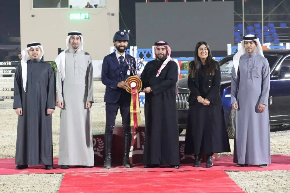 فريق &laquo;الداخلية&raquo; لقفز الحواجز يفوز بالمركز الأول في مسابقة بطولة العيد الوطني