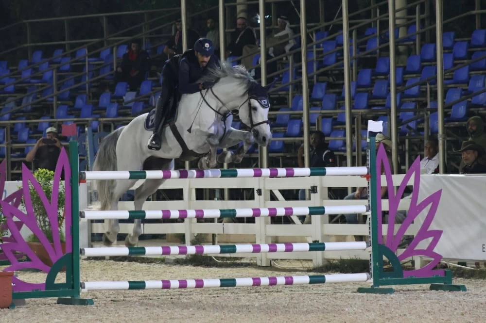 فريق &laquo;الداخلية&raquo; لقفز الحواجز يفوز بالمركز الأول في مسابقة بطولة العيد الوطني