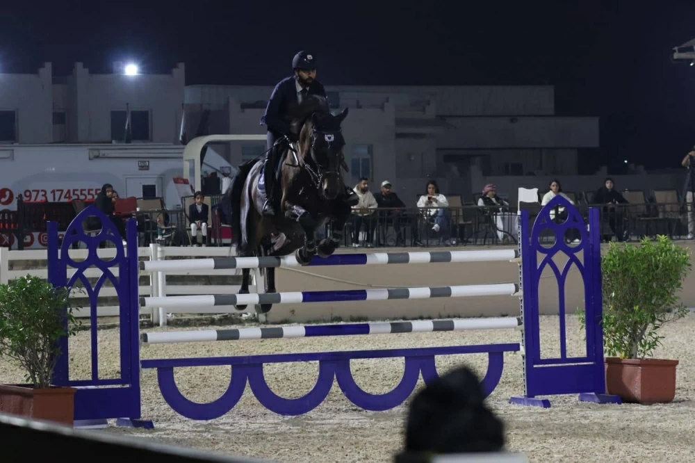 فريق &laquo;الداخلية&raquo; لقفز الحواجز يفوز بالمركز الأول في مسابقة بطولة العيد الوطني