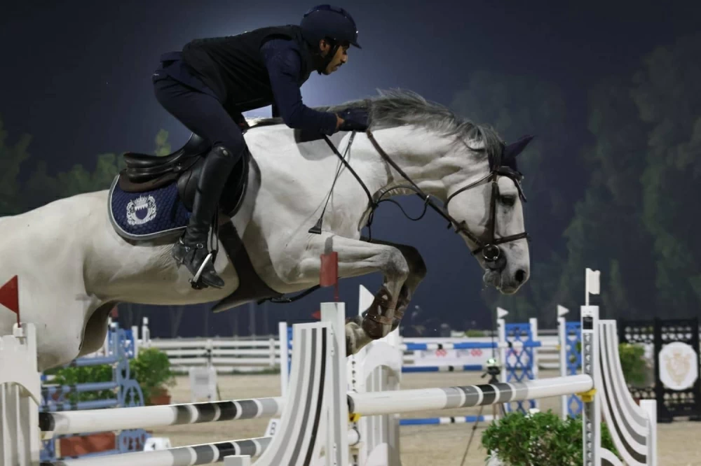 فريق &laquo;الداخلية&raquo; لقفز الحواجز يفوز بالمركز الأول في مسابقة بطولة العيد الوطني