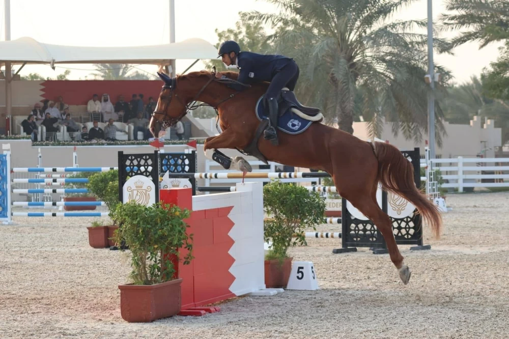 فريق &laquo;الداخلية&raquo; لقفز الحواجز يفوز بالمركز الأول في مسابقة بطولة العيد الوطني