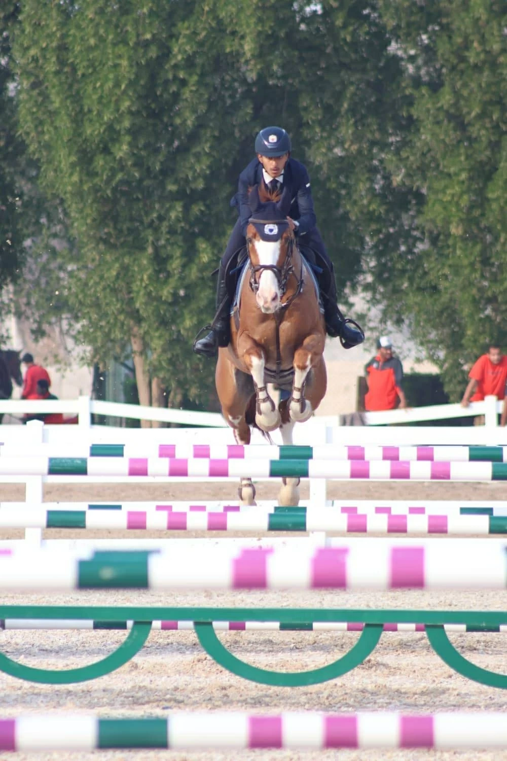 فريق &laquo;الداخلية&raquo; لقفز الحواجز يفوز بالمركز الأول في مسابقة بطولة العيد الوطني