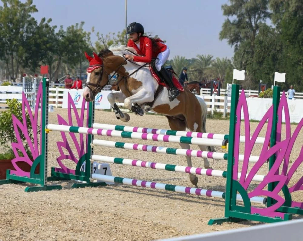 معيوف الرميحي بطلاً للمسابقة الكبرى لبطولة العيد الوطني لقفز الحواجز