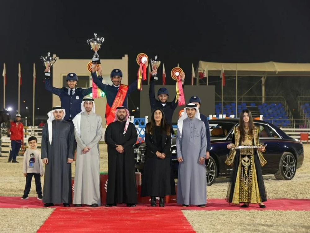 معيوف الرميحي بطلاً للمسابقة الكبرى لبطولة العيد الوطني لقفز الحواجز