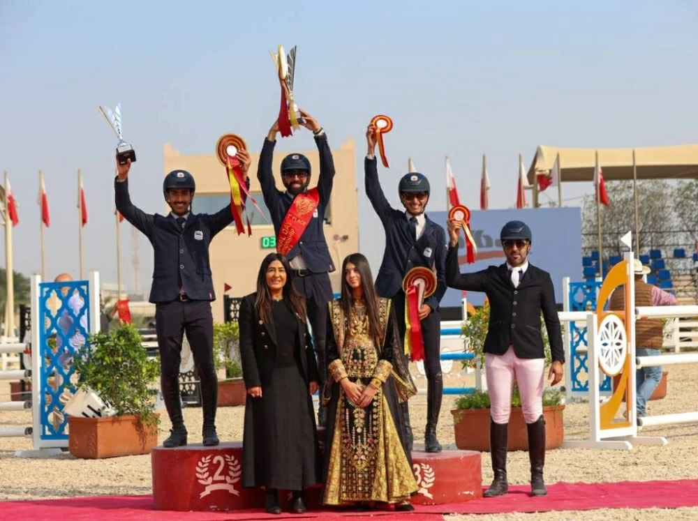 معيوف الرميحي بطلاً للمسابقة الكبرى لبطولة العيد الوطني لقفز الحواجز