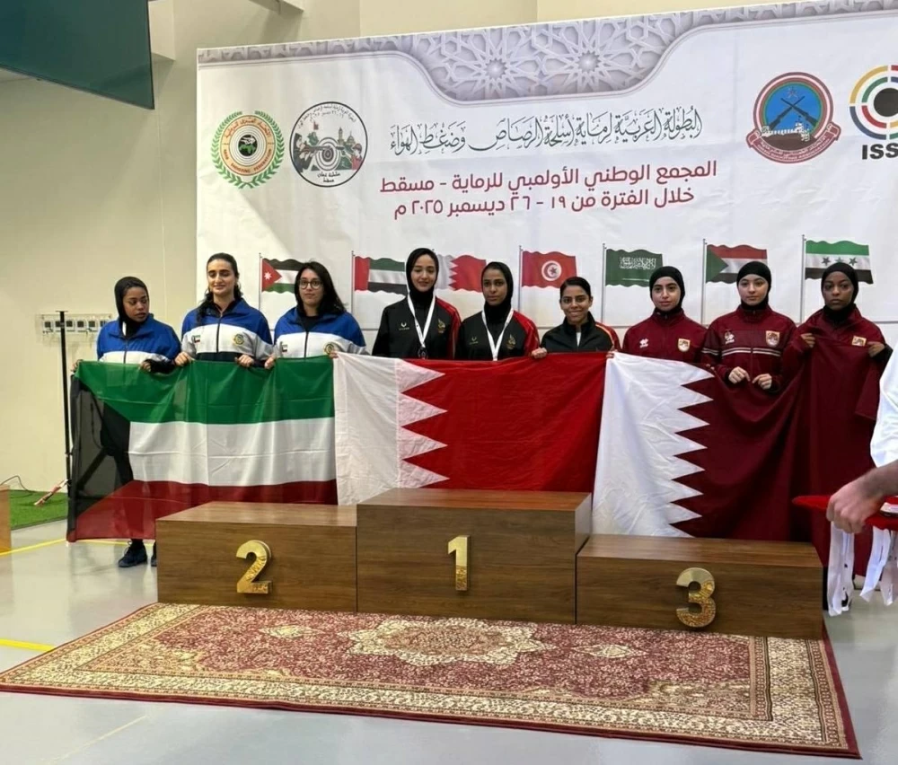 فريق "الداخلية للرماية" يحقّق مراكز متقدمة في البطولة العربية لأسلحة الرصاص بعُمان