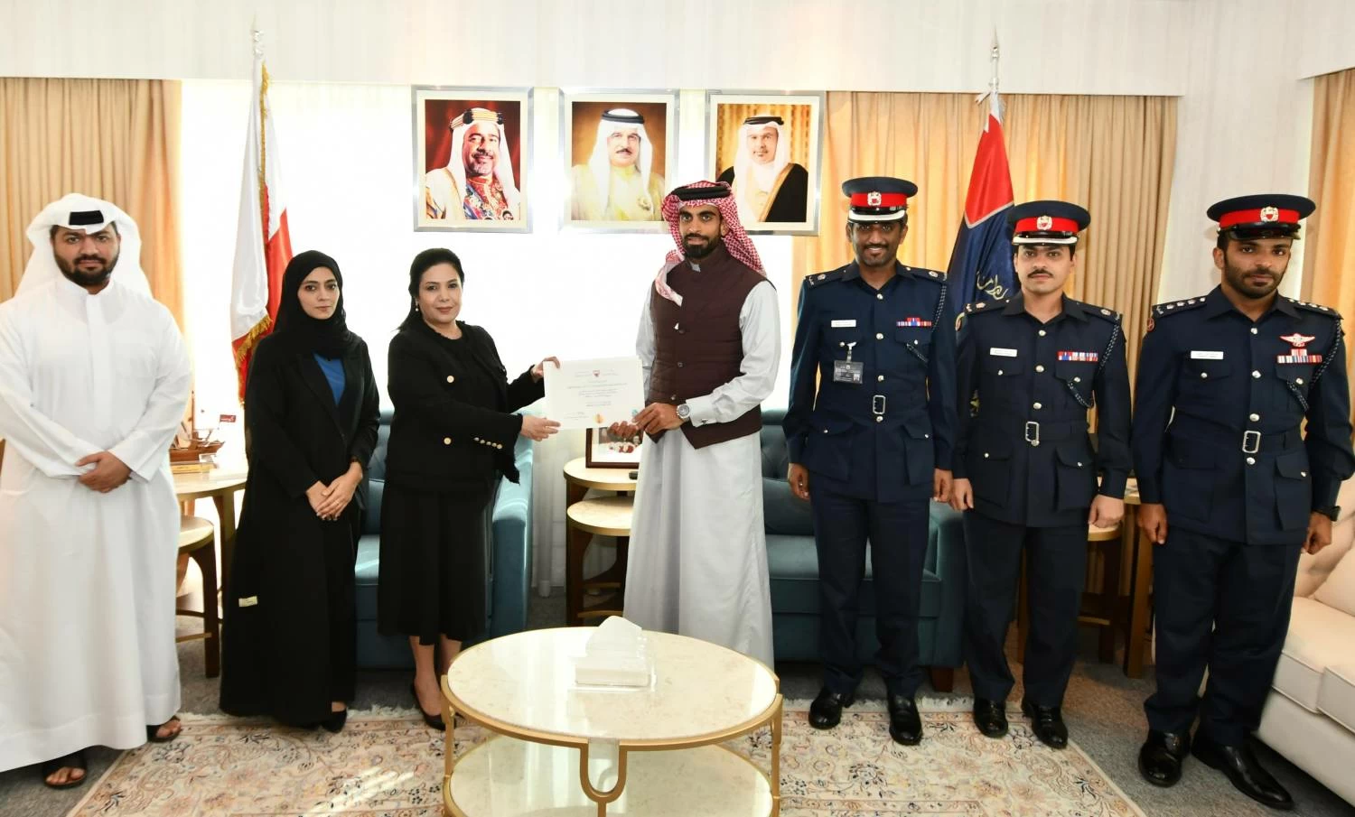 الإدارة العامة لتنفيذ الأحكام والعقوبات البديلة تحصل على شهادة اعتماد المستوى الماسي كمكان عمل معزز للصحة 