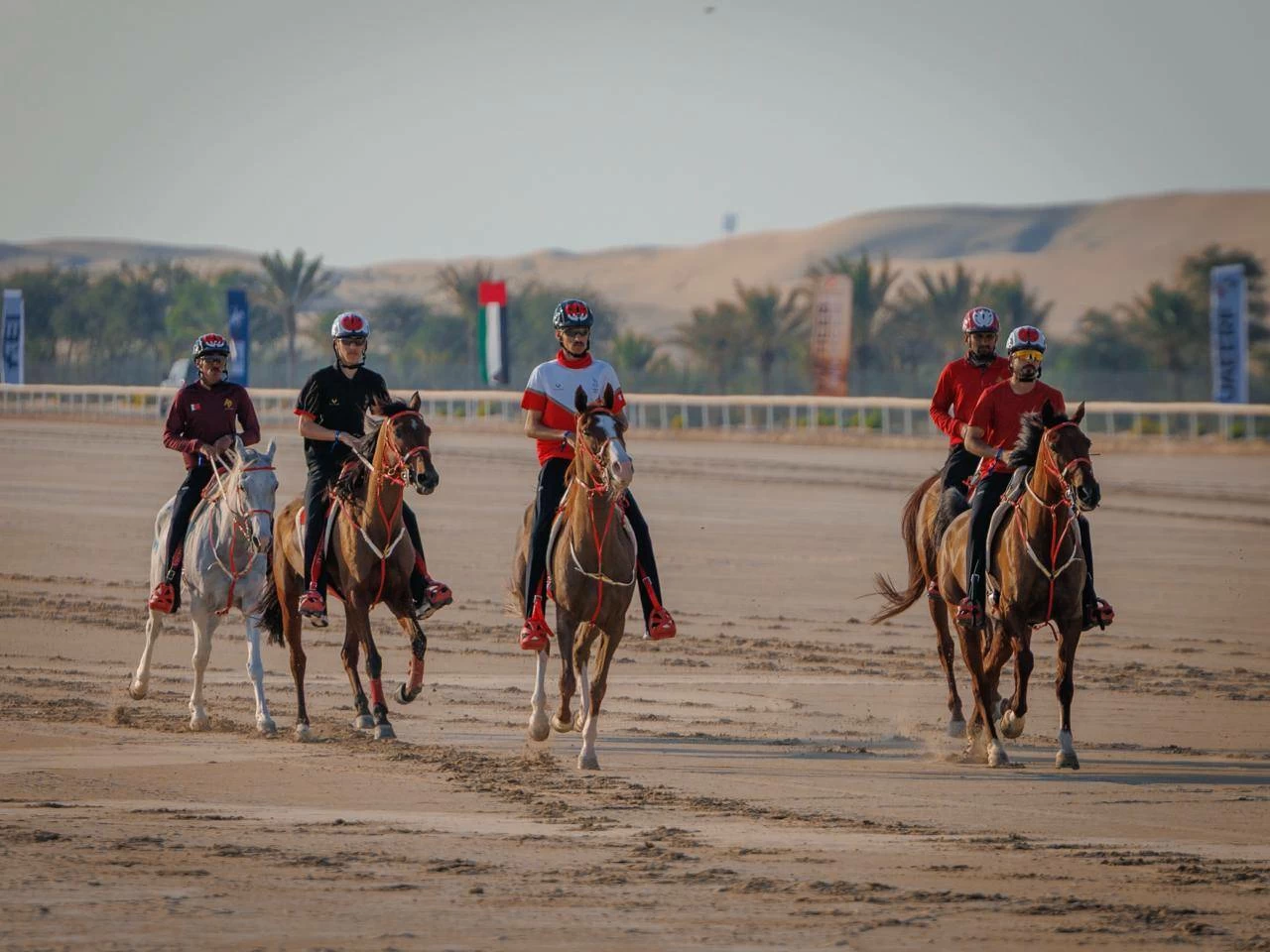 الفريق الملكي للقدرة يشارك في سباق بطولة المجموعة الإقليمية السابعة بأبوظبي