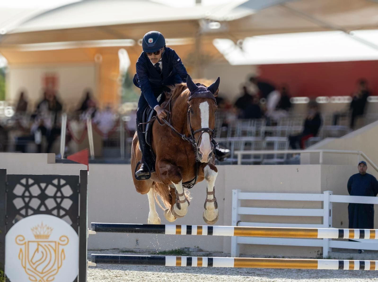 فريق "الداخلية" لقفز الحواجز يحقق المركز الأول في المسابقة الكبرى لبطولة الاتحاد الملكي