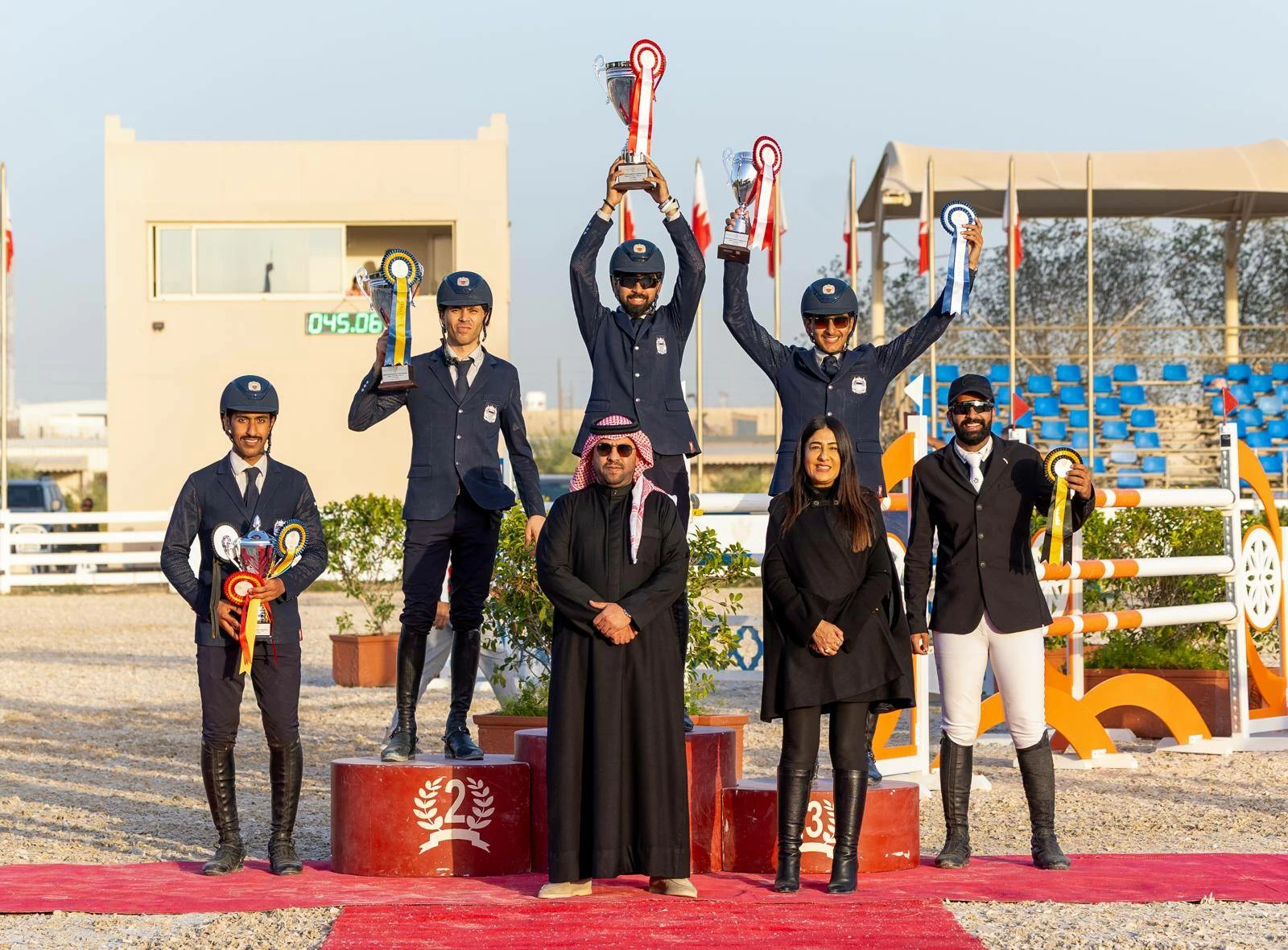فريق "الداخلية" لقفز الحواجز يحقق المركز الأول في المسابقة الكبرى لبطولة الاتحاد الملكي