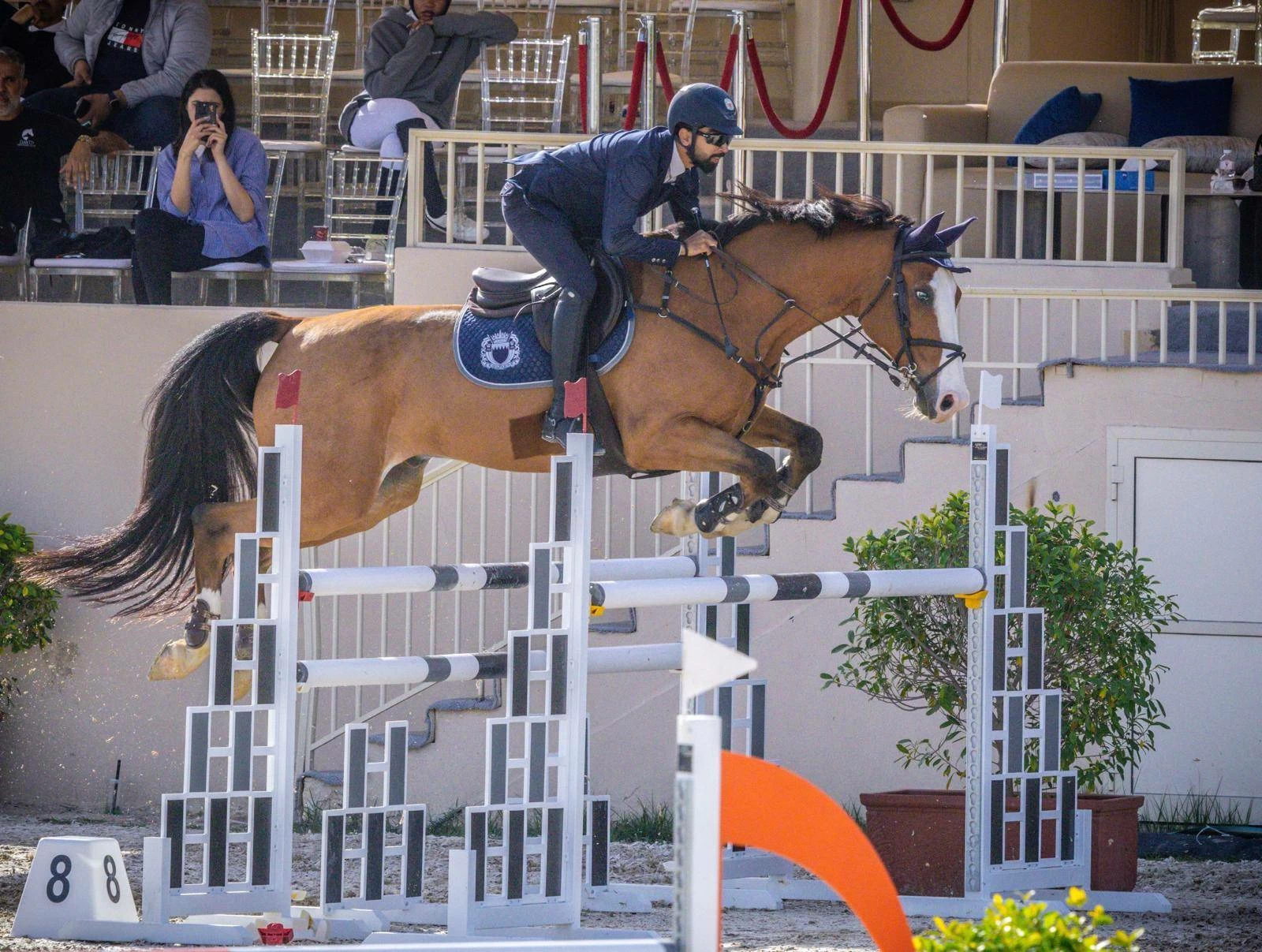 فريق "الداخلية" لقفز الحواجز يحقق المركز الأول في المسابقة الكبرى لبطولة الاتحاد الملكي