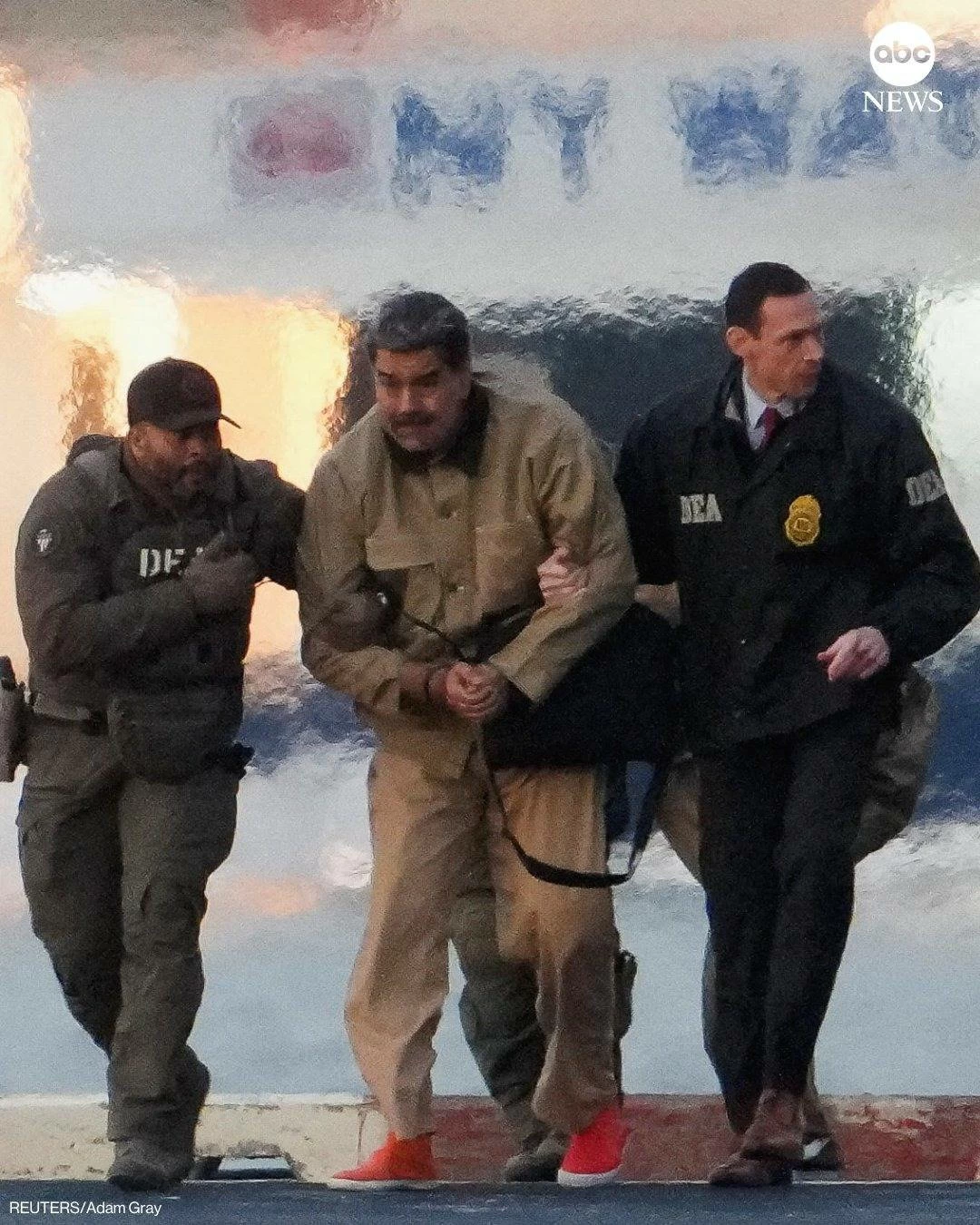 وصول مادورو وزوجته إلى المحكمة في نيويورك للمثول أمامها