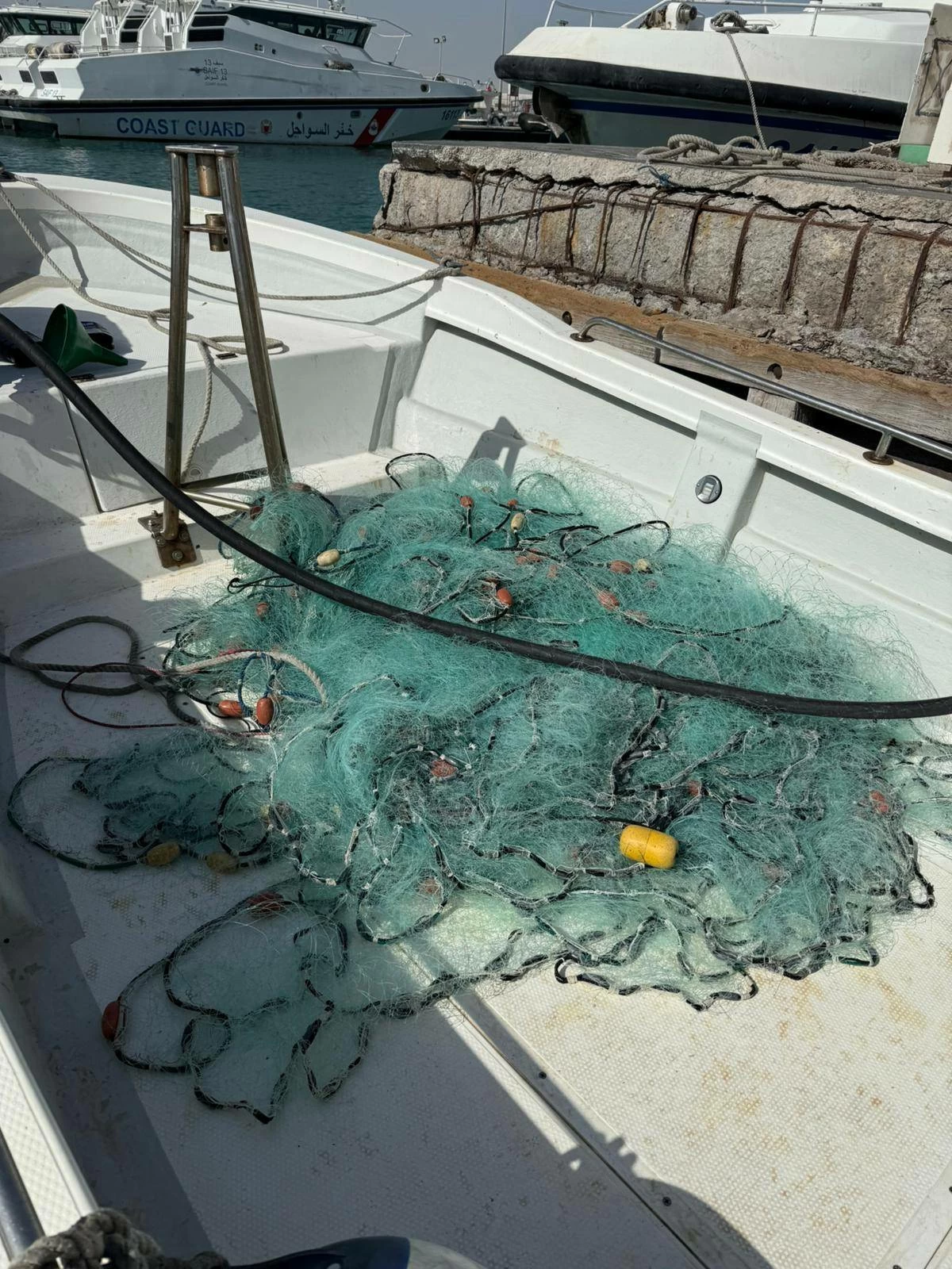 خفر السواحل تضبط 1191 مصيدة وشبكة صيد مخالفة خلال شهر ديسمبر 2025