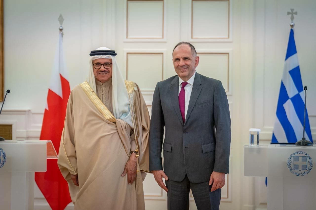 تنسيق بحريني يوناني خلال عضوية البلدين بمجلس الأمن في العام الحالي