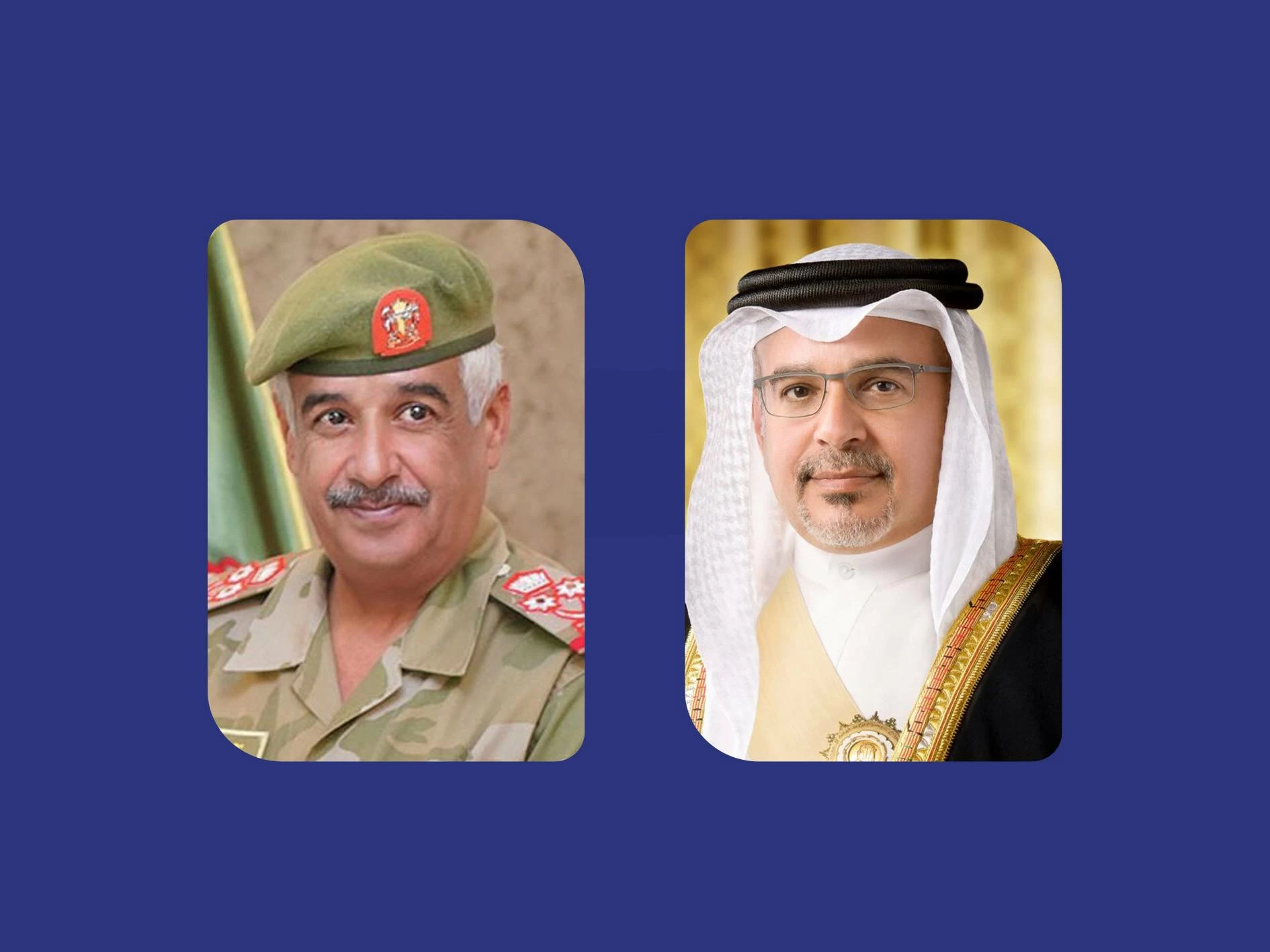 ولي العهد نائب القائد الأعلى للقوات المسلحة رئيس الوزراء يتبادل التهاني مع رئيس الحرس الوطني