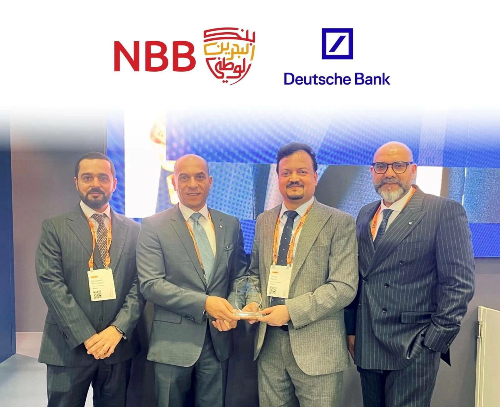 &laquo;البحرين الوطني&raquo; يحصد جائزة التميّز في خدمة العملاء من &laquo;دويتشه بنك&raquo; الألماني