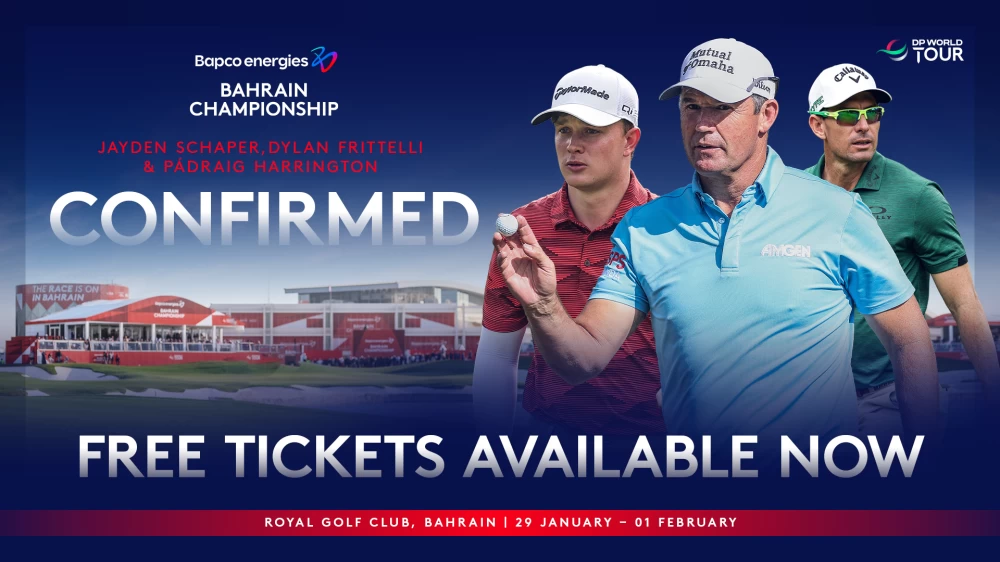 3 نجوم عالميون يؤكدون المشاركة في بطولة البحرين بابكو إنرجيز للجولف
