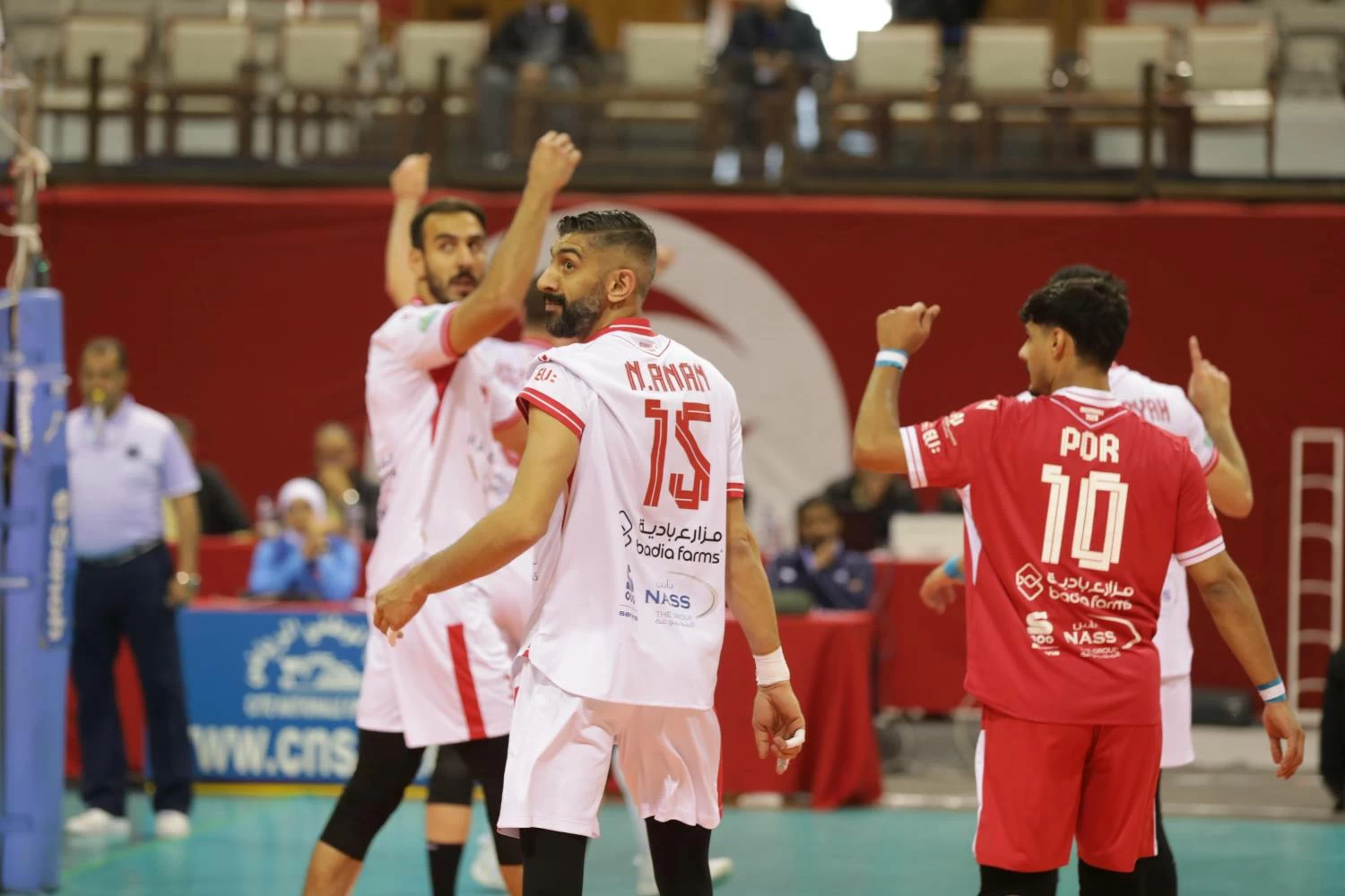 طائرة المحرق تحقق انتصاراً كبيراً على مجيس العماني&nbsp;في &laquo;البطولة العربية&raquo; بتونس