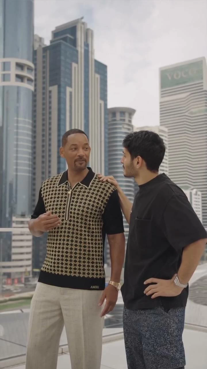 تحدٍ طريف بين عمر فاروق وويل سميث.. والرهان زيارة البحرين