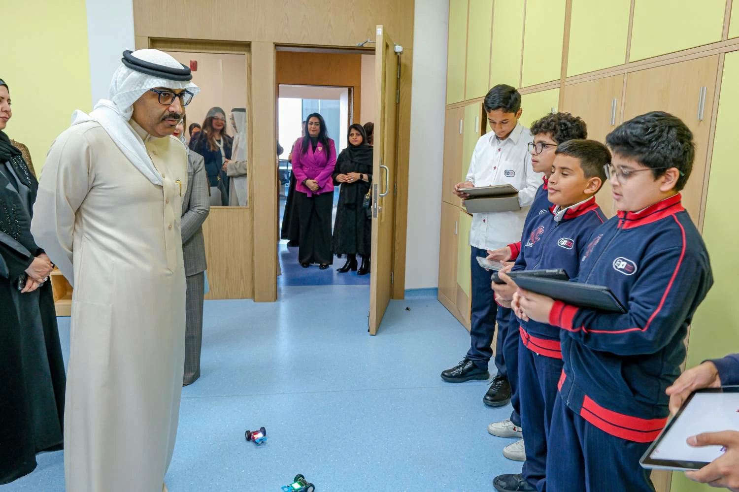 وزير التربية يفتتح المبنى الجديد لمدرسة "المواهب العالمية"