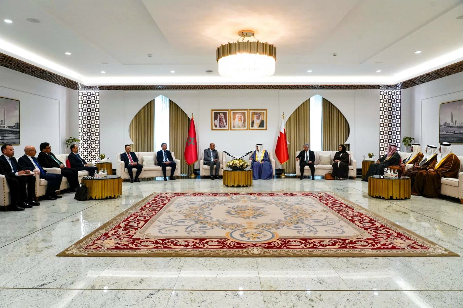 رئيس مجلس النواب يستقبل رئيس مجلس المستشارين المغربي