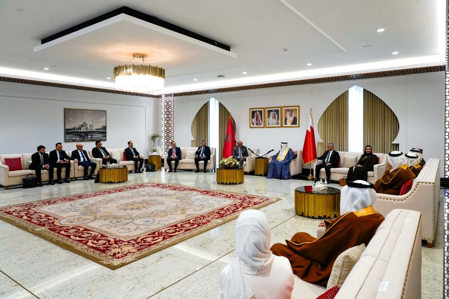 رئيس مجلس النواب يستقبل رئيس مجلس المستشارين المغربي