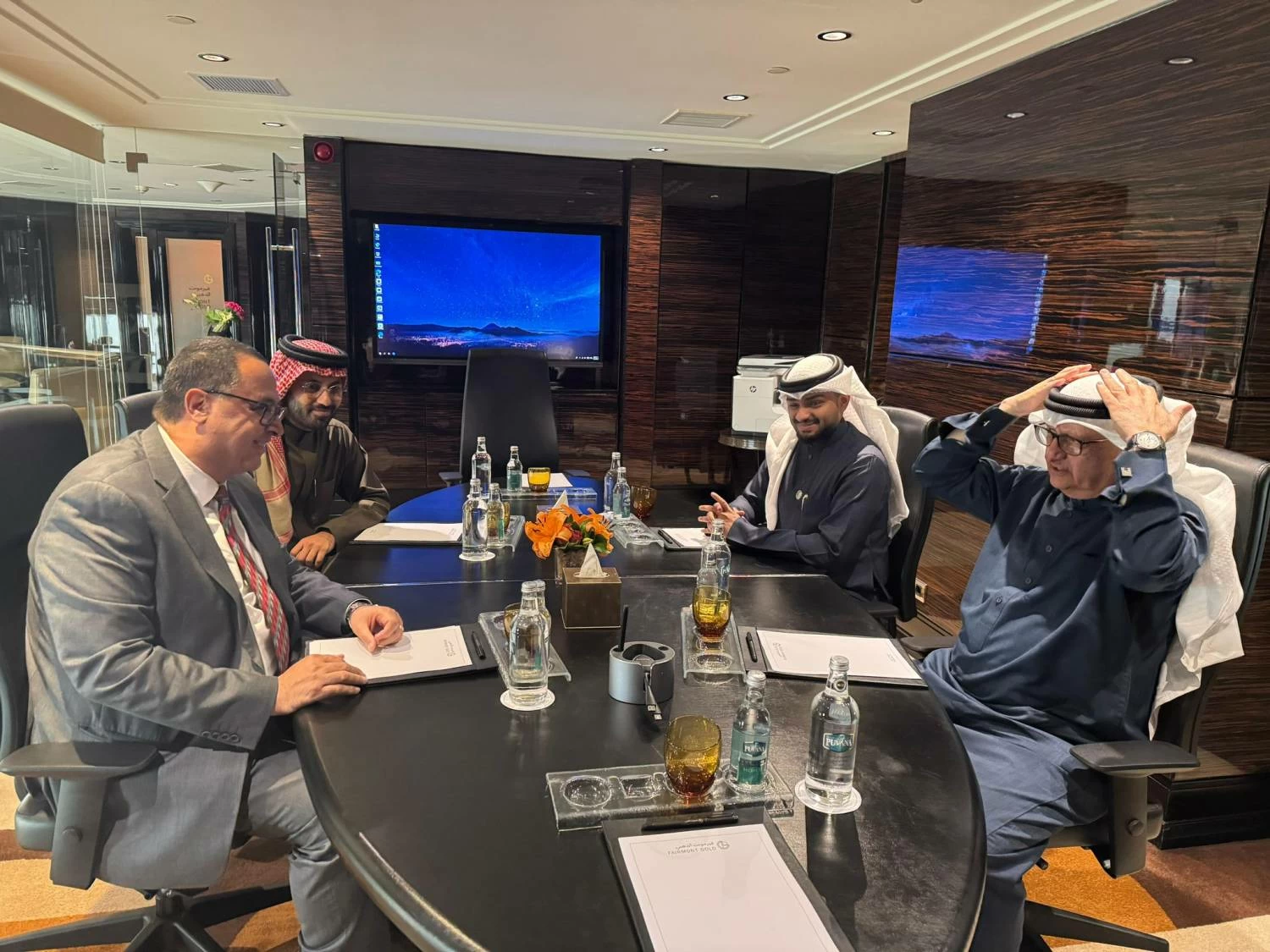 الرئيس التنفيذي للهيئة العامة للرياضة يجتمع مع رئيس مجلس أمناء الاتحاد العربي للثقافة الرياضية