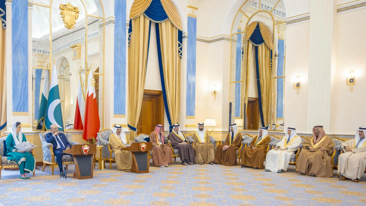 جلالة الملك يستقبل رئيس جمهورية باكستان الإسلامية