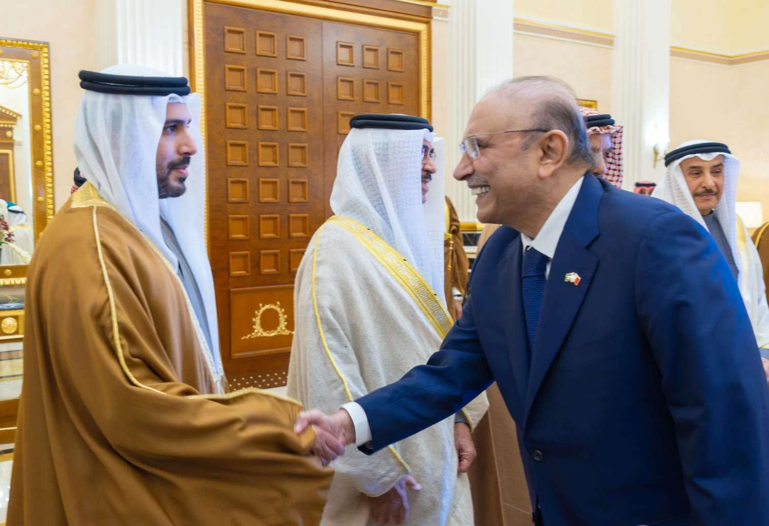 جلالة الملك يستقبل رئيس جمهورية باكستان الإسلامية