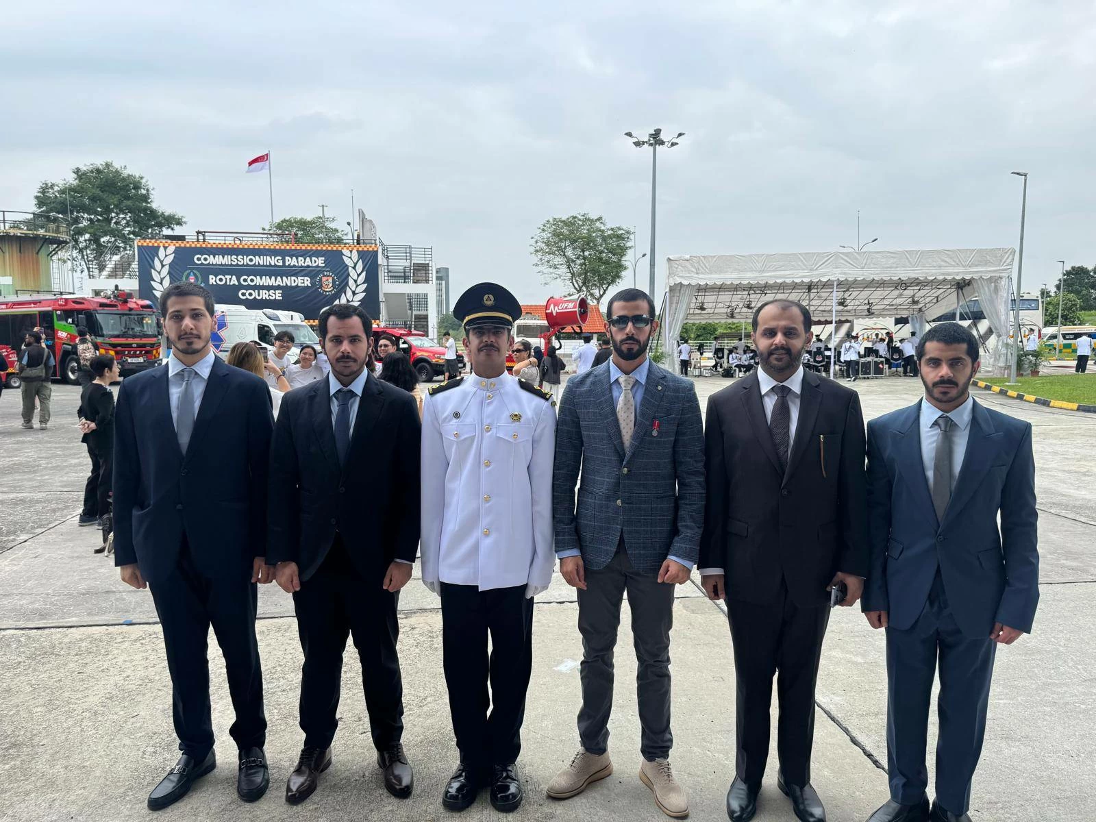 تخرّج الشيخ إبراهيم بن مشعل بن إبراهيم آل خليفة برتبة ملازم