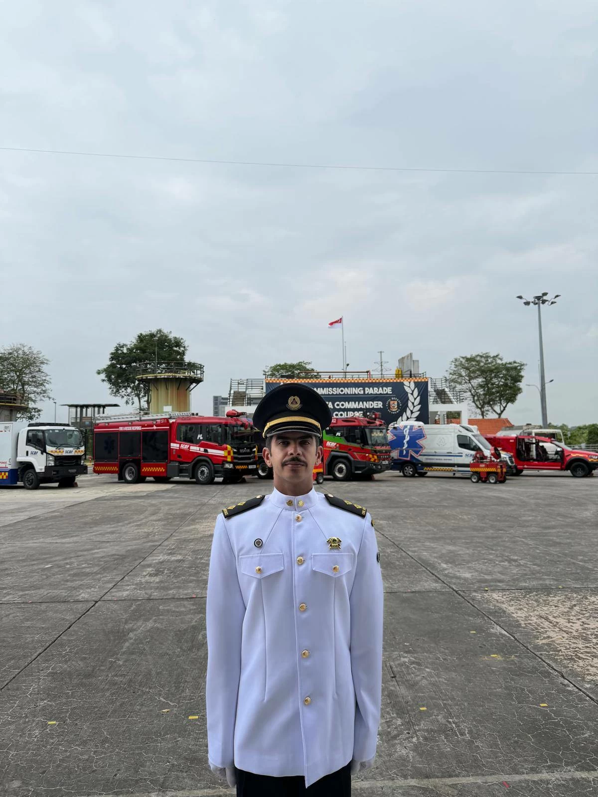 تخرّج الشيخ إبراهيم بن مشعل بن إبراهيم آل خليفة برتبة ملازم